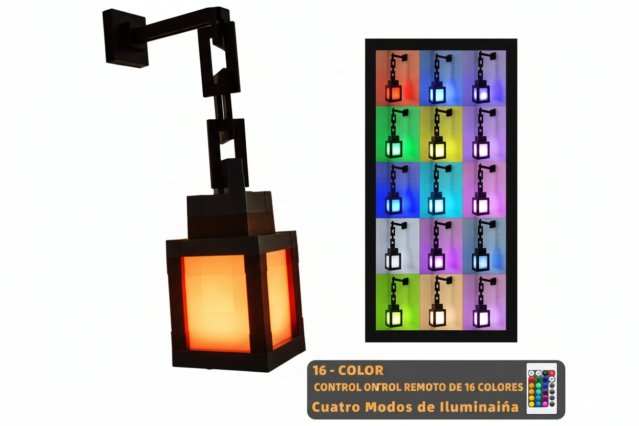 Lámpara PixelGlow Portátil – 16 Colores