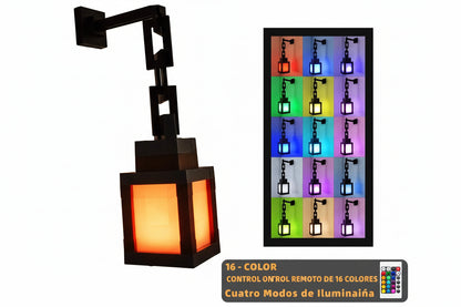 Lámpara PixelGlow Portátil – 16 Colores